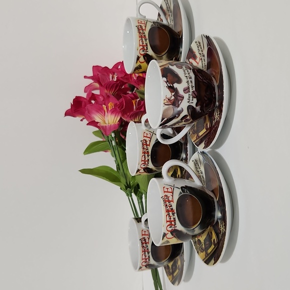 Expresso Cup & Saucer Set - Picture 2 of 13